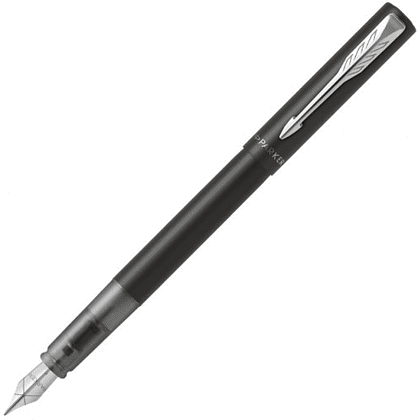 Ручка перьевая Parker "Vector XL" F21, М, черный, патрон синий