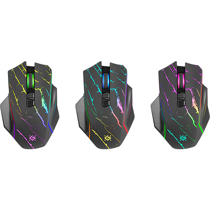 Мышь Defender "URAN GM-503", беспроводная, 1200-3200  dpi, 8 кнопок, черный - 3