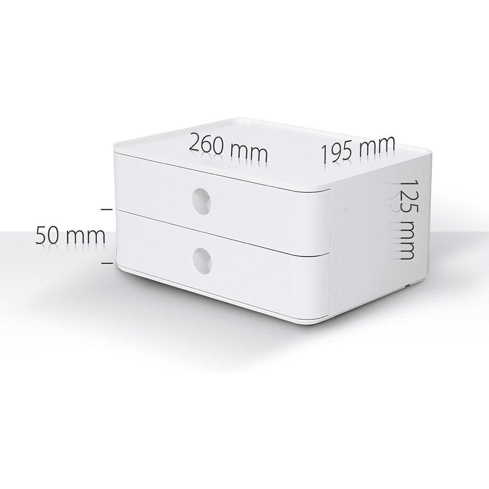 Блок из 2-х лотков закрытый "Allison", серый - 2