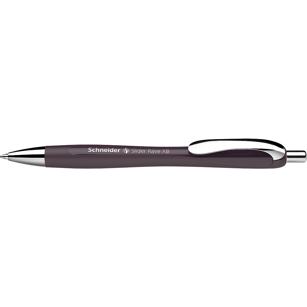 Ручка шариковая автоматическая "Slider Rave", пурпурный, стерж. синий - 2