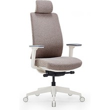 Кресло для руководителя SitZone CH-K55A-BS, ткань, бежевый, пластик