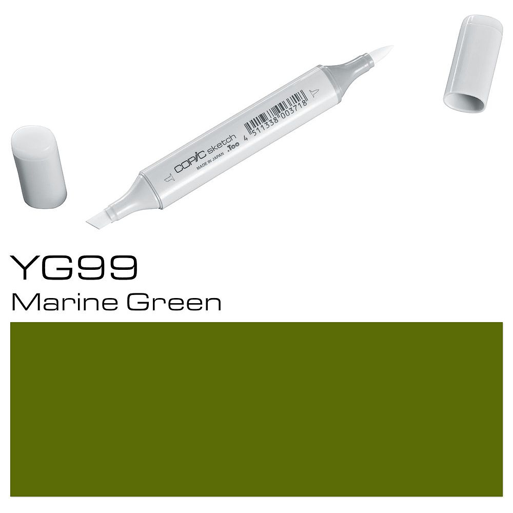 Маркер перманентный "Copic Sketch", YG-99 морской зеленый