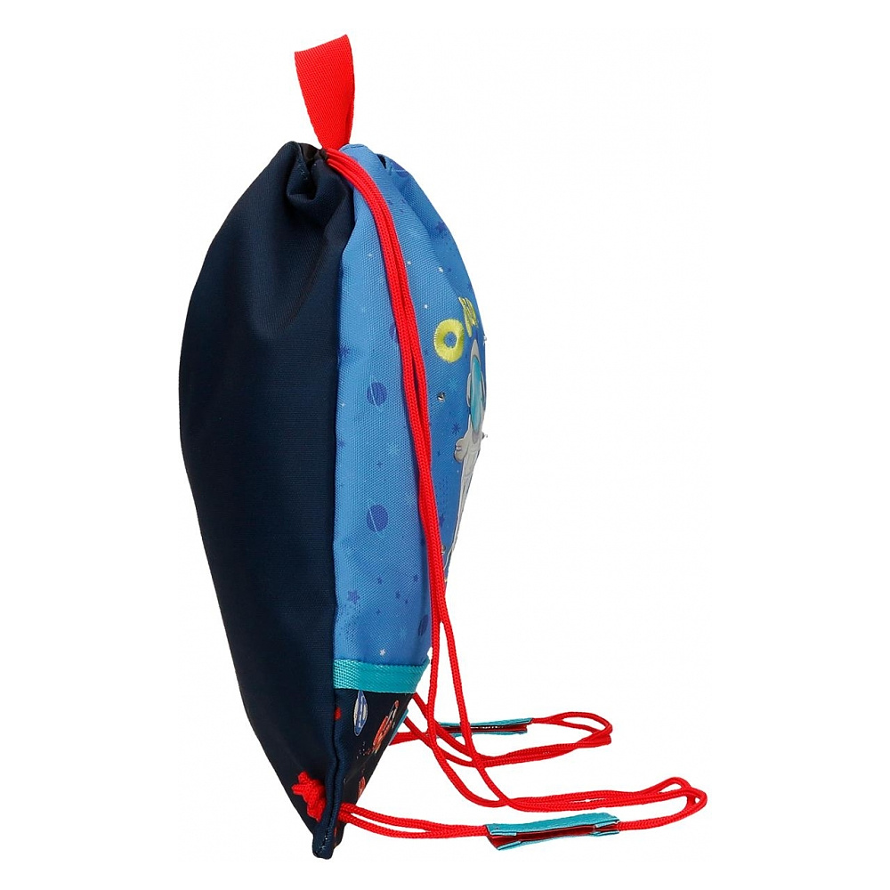 Мешок для обуви Enso "Outer space", 34x27 см, полиэстер, синий, черный - 3