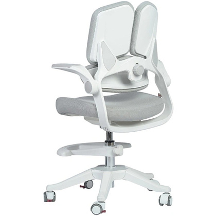 Кресло детское YOKA YC-10 Vally, сетчатая ткань, серый, пластик, белый - 4