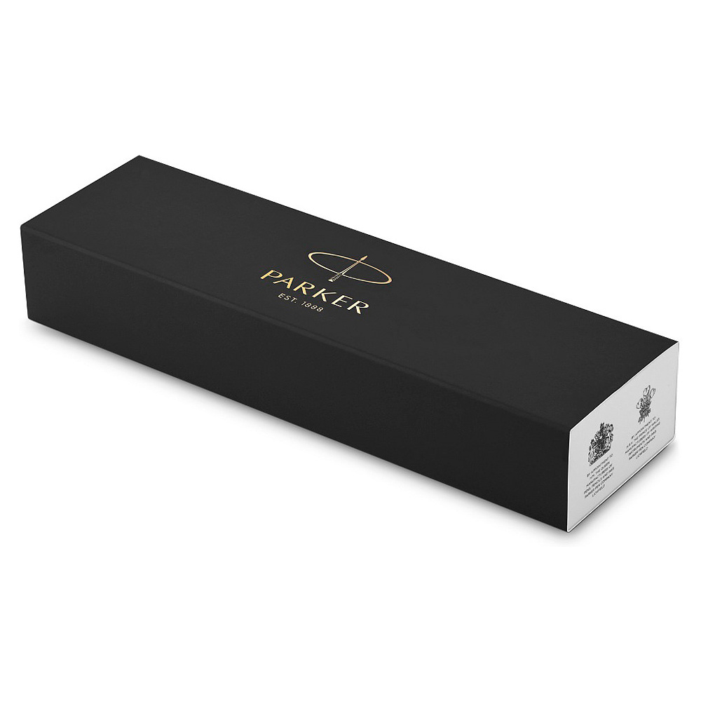 Ручка перьевая Parker "IM Vibrant Rings F315 Flame Orange PVD", F, черный, оранжевый, патрон синий - 7