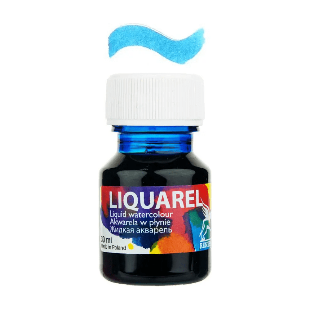 Акварель жидкая "Liquarel", 120 циан, 30 мл