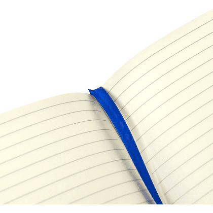 Блокнот "1818-16", А5, 96 листов, на резинке, синий - 3