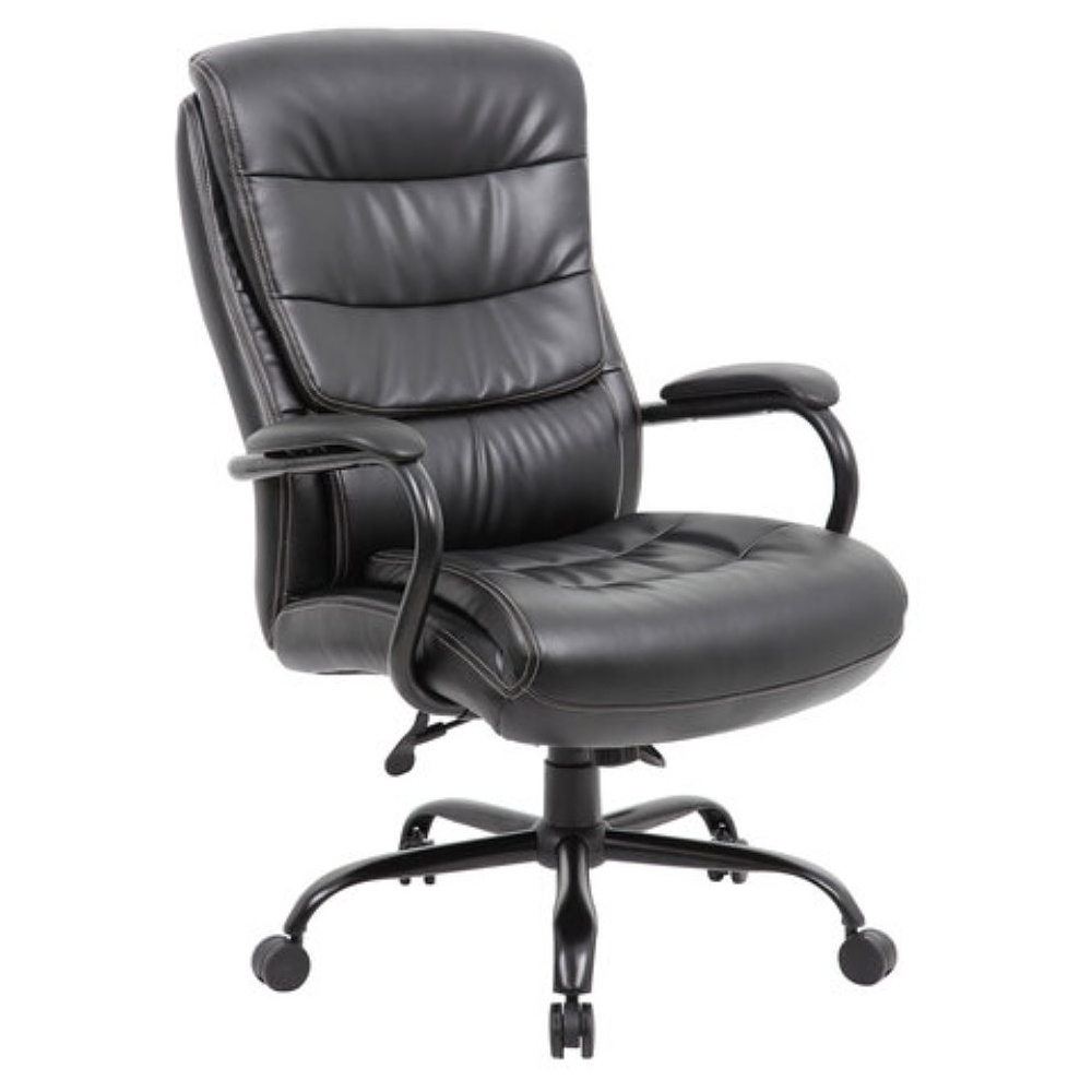 Кресло для руководителя BRABIX "Premium Heavy Duty HD-004", экокожа, металл, черный