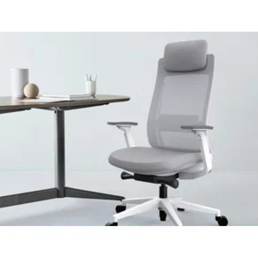 Кресло компьютерное SitZone E-VL002B, сетка, ткань, пластик, черный - 7