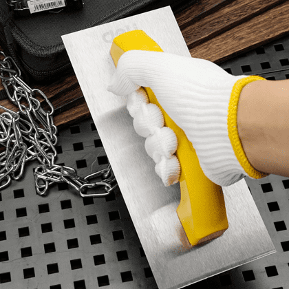 Гладилка Deli YS EDL509309, нержавеющая, 230 x 100 мм, 2-х компонентная рукоятка - 8