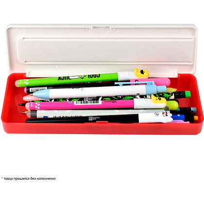 Пенал "Арбузы на отдыхе" с линейкой, 1 отделение - 7