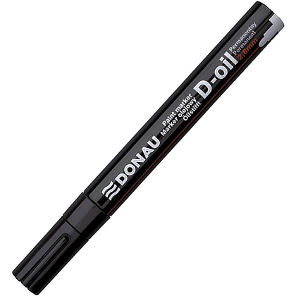 Маркер перманентный на нитрокраске "Donau D-Oil", черный