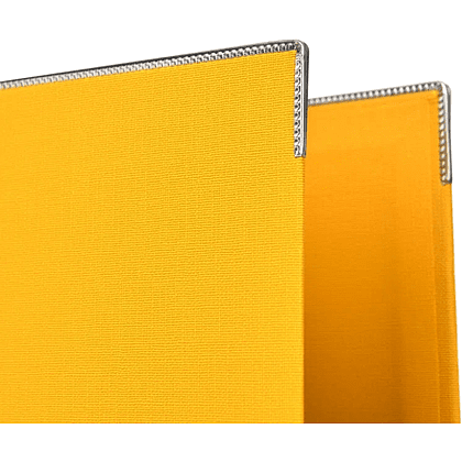 Папка-регистратор "Yesli:", А4, 75 мм, ПВХ, желтый - 4