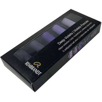 Набор мягкой пастели "Rembrandt Half Pastel", 5 цветов, темные фиолетовые - 3