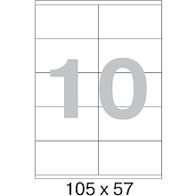 Самоклеящиеся этикетки Yesli:, 105х57, 100 листов, 10 шт, белый