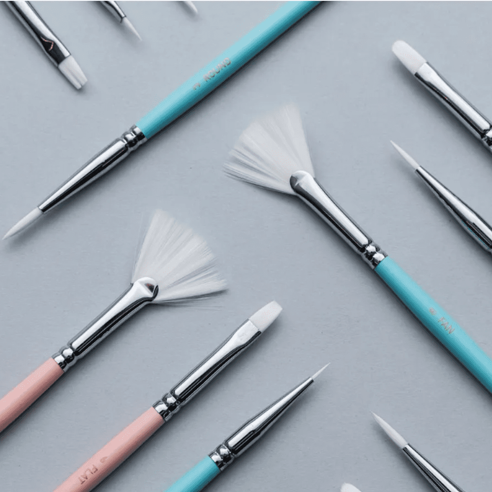 Набор кистей для рисования "Himi Little Bird", синтетика, 8 шт - 9