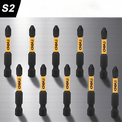 Бита Deli YS EDL251050, ударная, 10 шт., PH2 x 50 мм - 3