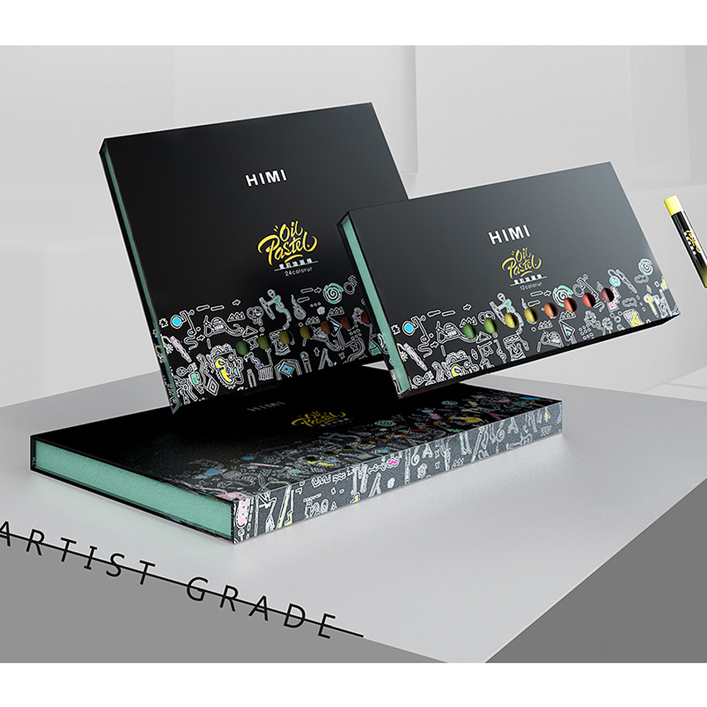 Пастель масляная "Himi Miya", 12 цветов - 7