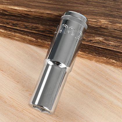 Головка торцевая шестигранная Deli YS EDQ4313 1/2", 13 мм, глубокая, серебристый - 3