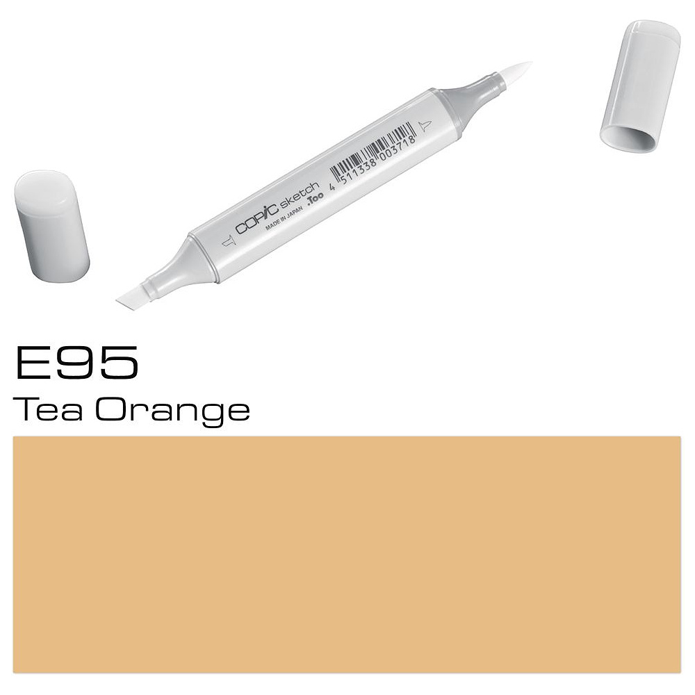Маркер перманентный "Copic Sketch", E-95 чайный апельсин