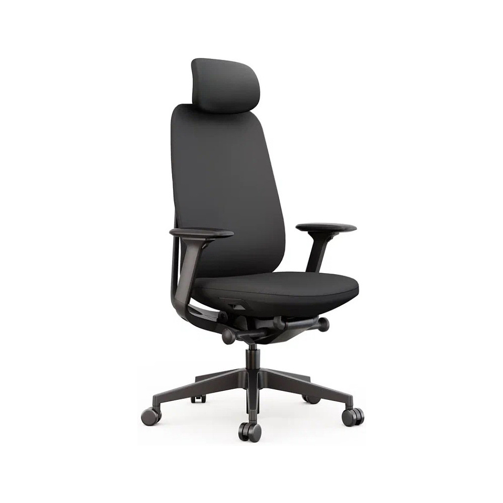 Кресло для руководителя SitZone E-AC-001A-P1-BK ткань, черный