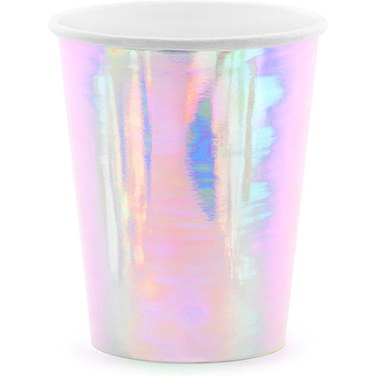 Стакан бумажный "KPP35-017", 6 шт, 220 мл, радужный