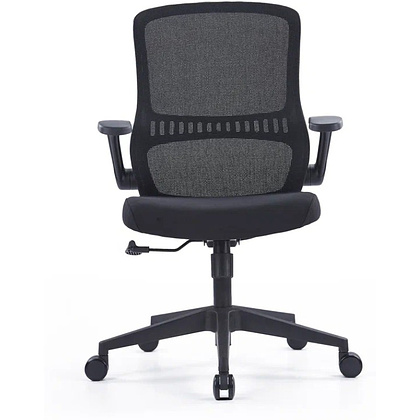 Кресло для персонала SitZone CH-526B сетка, ткань, пластик, черный - 2