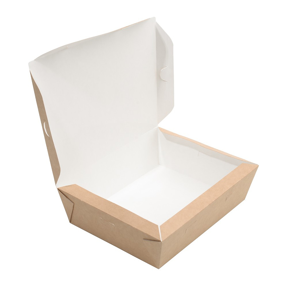 Контейнер бумажный без окна, 1000 мл, 250 шт/упак, крафт - 5