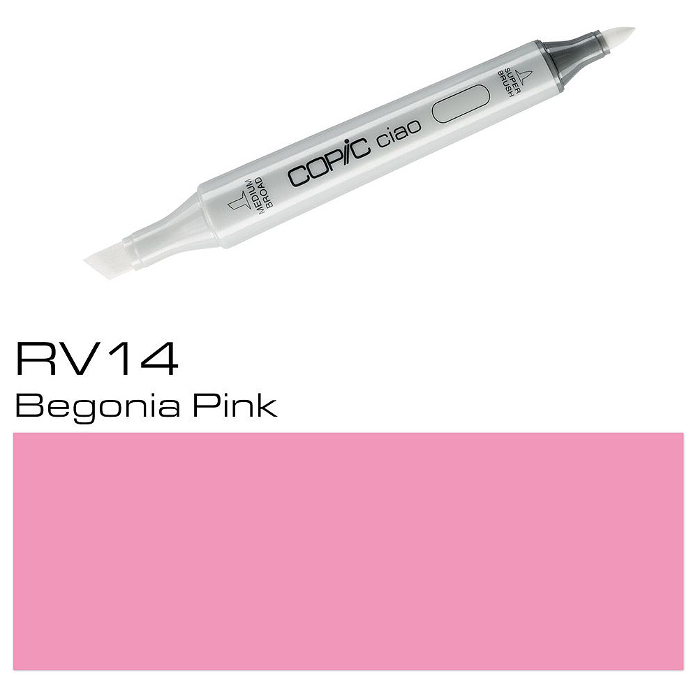 Маркер перманентный "Copic ciao", RV-14 розовая бегония