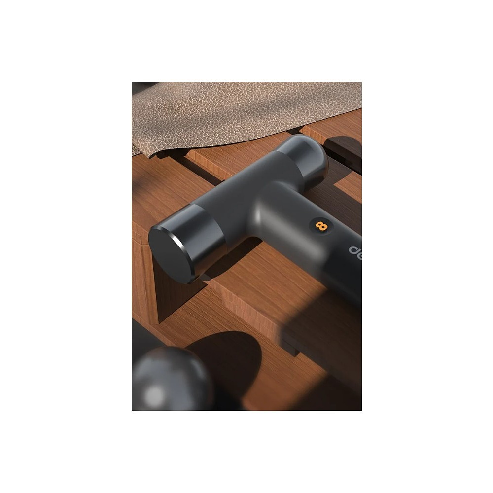 Молоток Deli HS EHT7008, 0,25 кг, Soft Touch, черный - 3