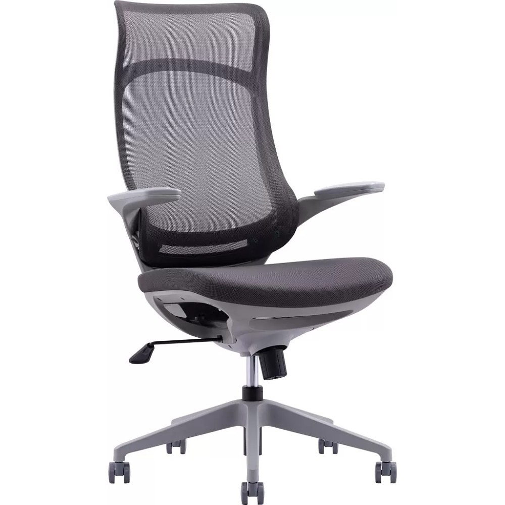 Кресло для руководителя EVERPROF Spirit, сетка, серый