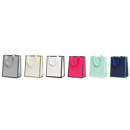 Пакет подарочный бумажный "Цветная классика", ассорти