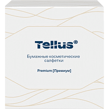 Салфетки косметические Tellus Премиум, 90шт/уп, в кубе
