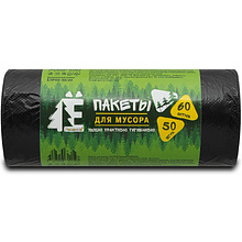 Мешки для мусора Ромашка Эконом, 60 л
