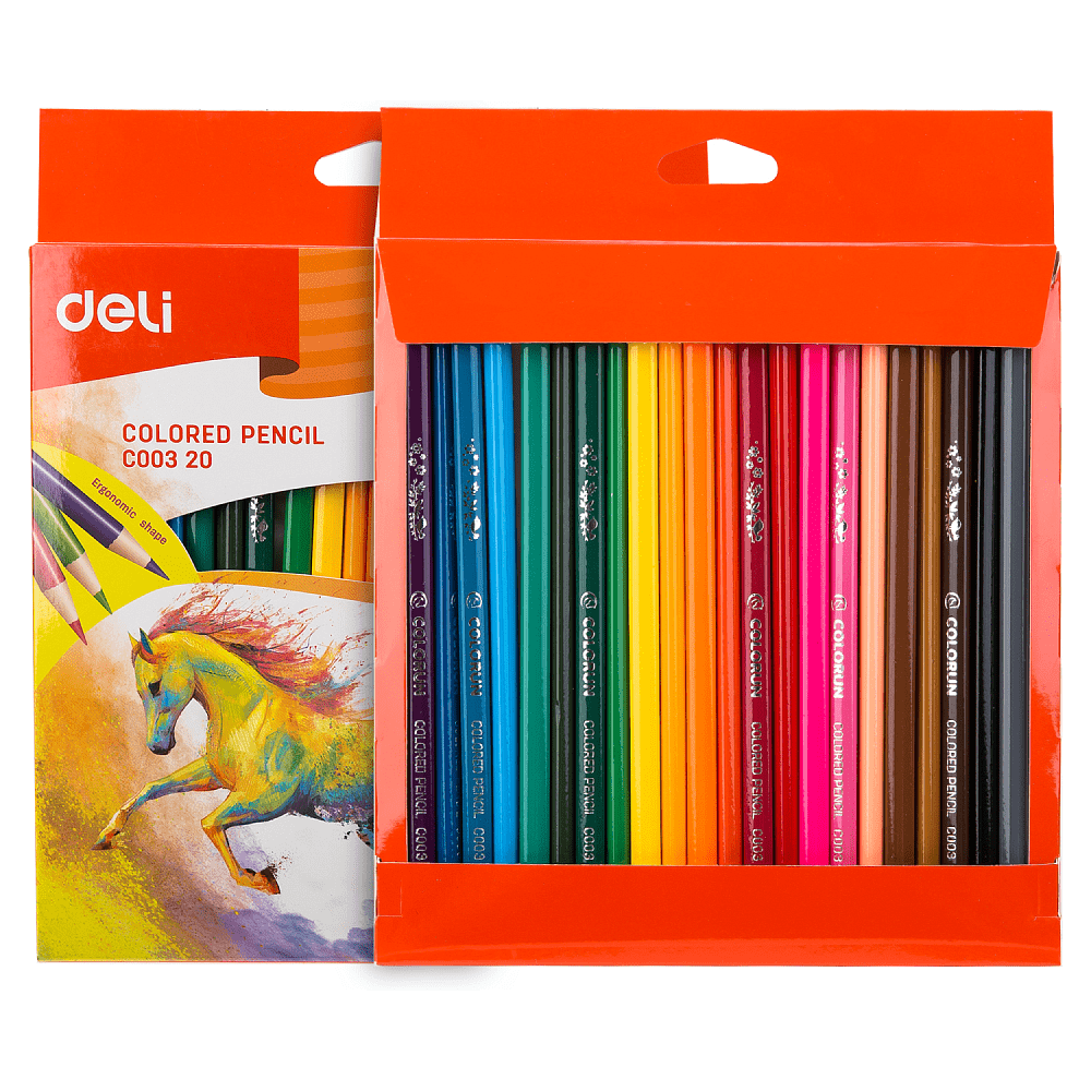 Цветные карандаши "ColoRun", 24 цвета