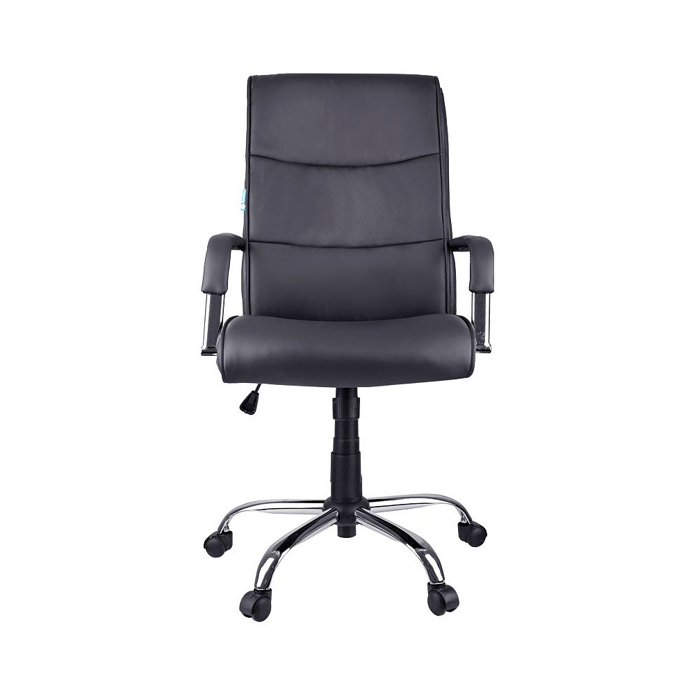 Кресло для руководителя Helmi "HL-E03 Accept", экокожа, металл, черный - 2