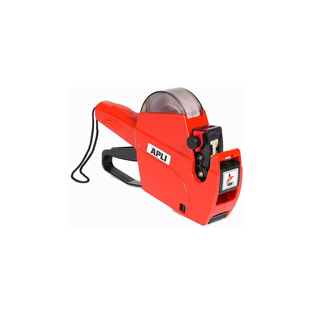 Этикет-пистолет однострочный "Apli", 21x12 мм, красный