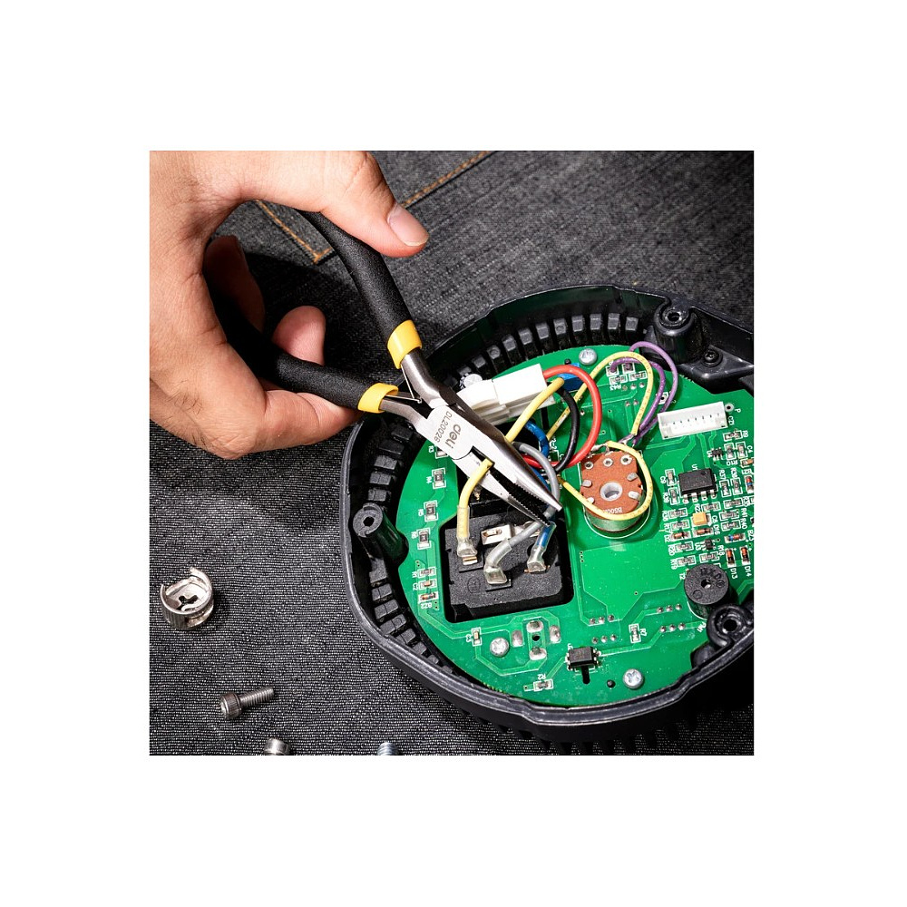 Набор мини-плоскогубцев Deli YS EDL103205-6, 6 шт., желтый, черный - 12