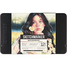 Карандаши цветные "Sketchmarker Оттенки кожи"