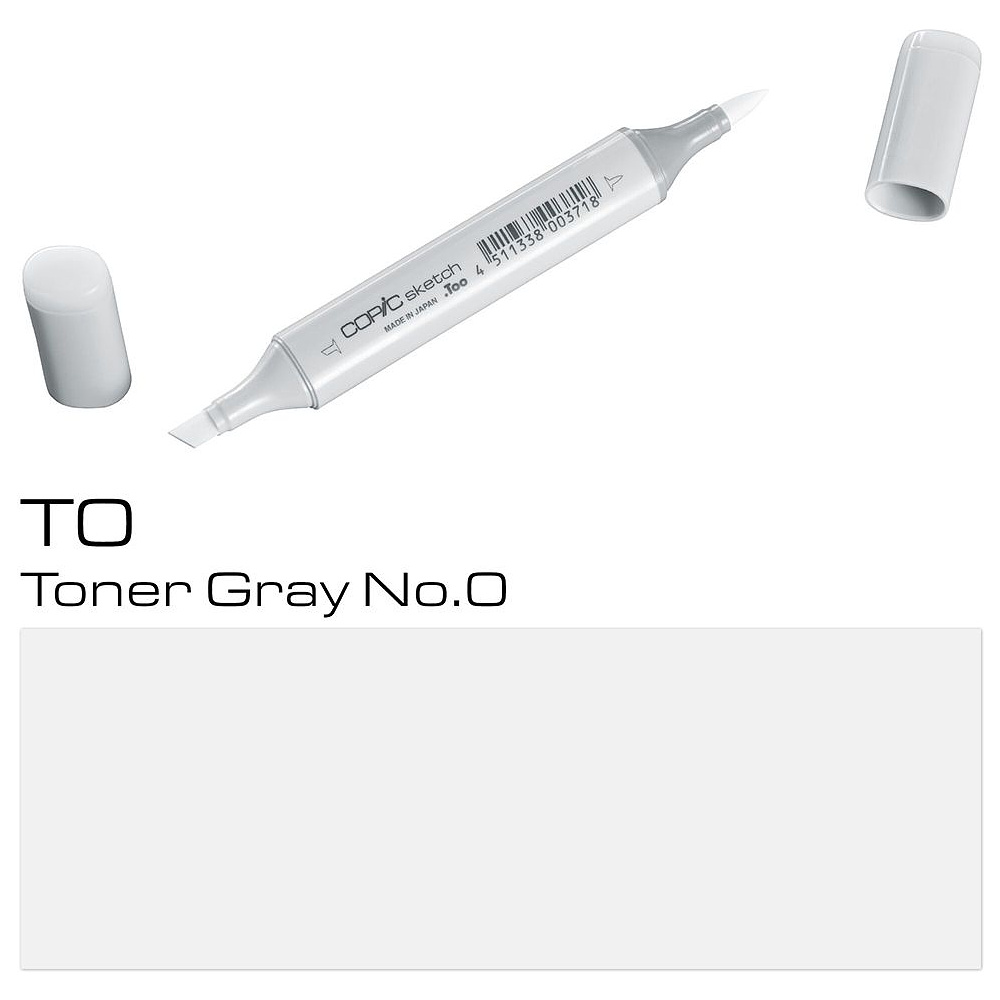 Маркер перманентный "Copic Sketch", T-0 серый №0
