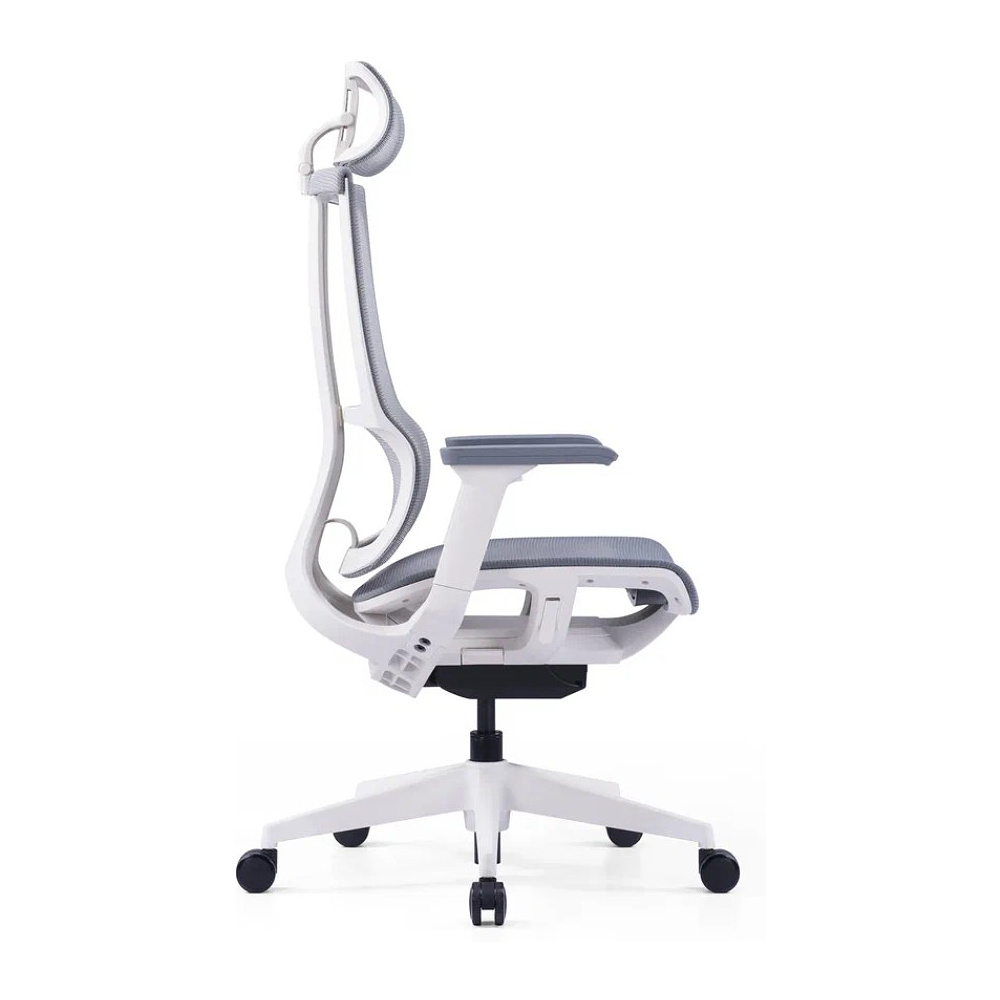 Кресло для руководителя SitZone E-303-001A-P1-WH сетка, серый - 3
