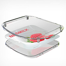 Монетница прямоугольная "410469", прозрачный