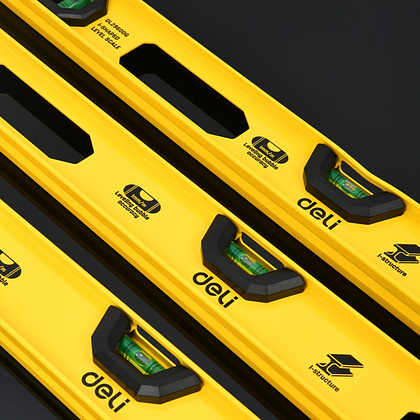 Уровень строительный Deli YS EDL29600G, 600 мм, рельсовый - 4