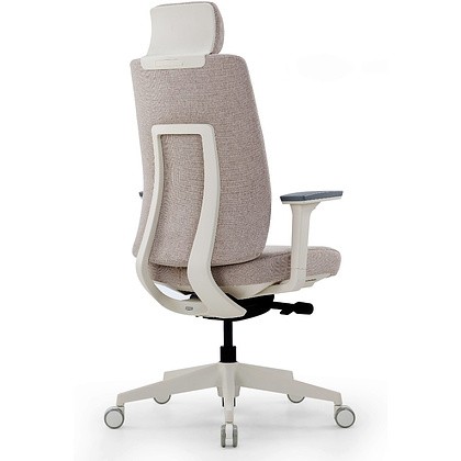 Кресло для руководителя SitZone CH-K55A-BS, ткань, бежевый, пластик, -30% - 5