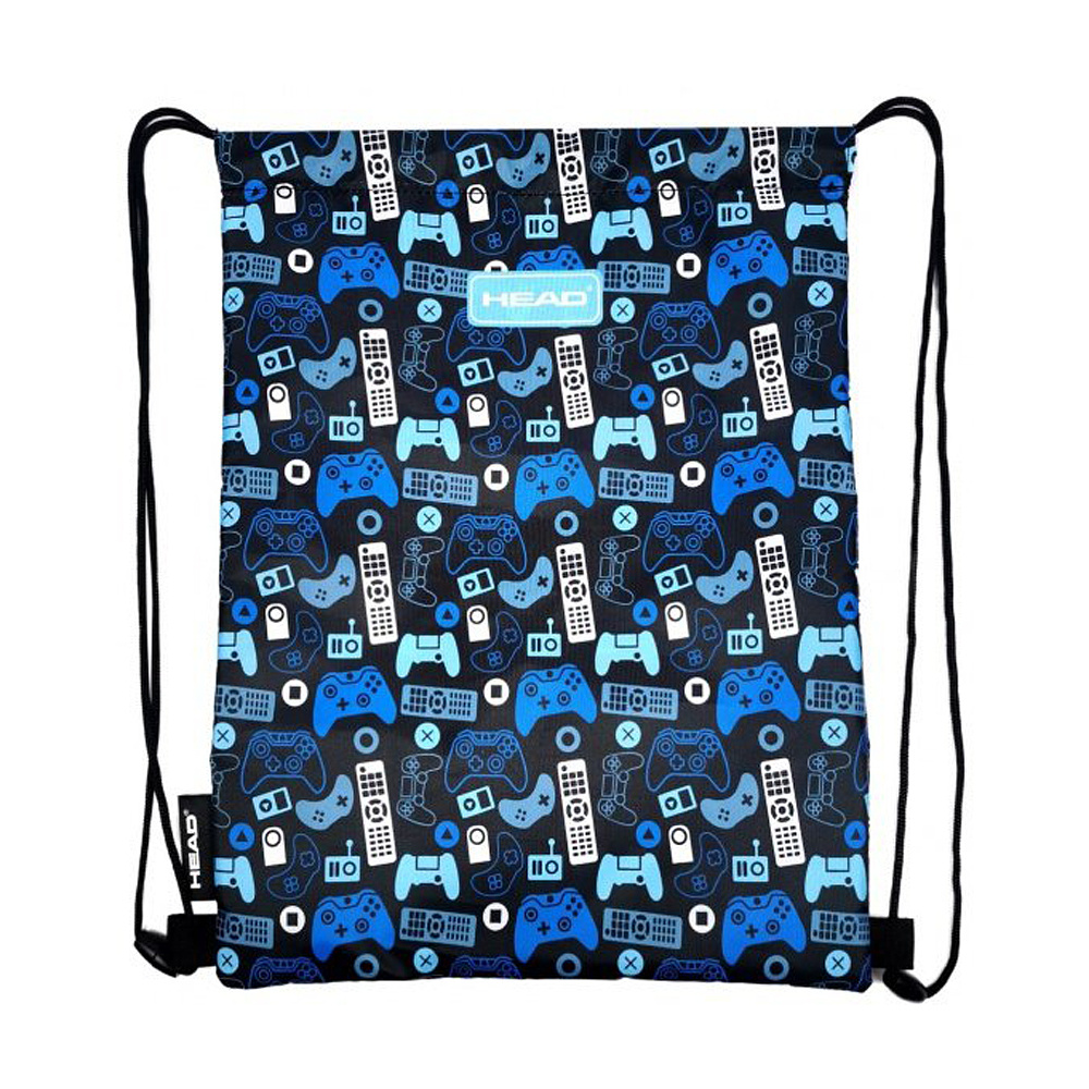 Мешок для обуви "Game on", 33x44 см, темно-синий