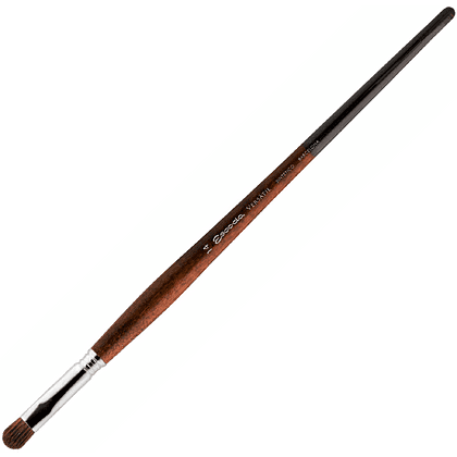 Кисть для рисования "Escoda Versatil 3046", синтетика, овальная, №14