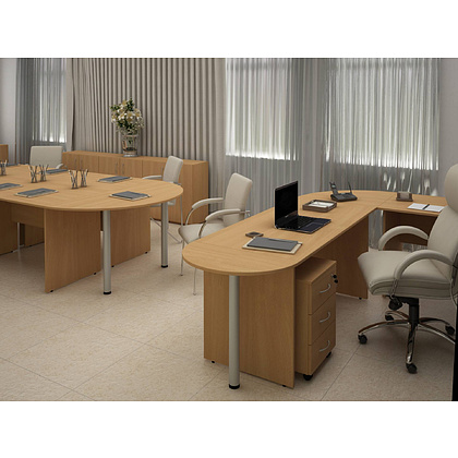 Коллекция Столица крышка к тумбе приставной С-006, 600х500х18 мм, дуб сонома - 9