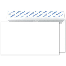 Конверты самоклеящиеся "Куверт" с отрывной лентой, dl, 100 шт, белый