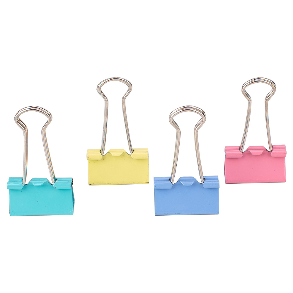 Зажим для бумаг "Deli", 32 мм, 24 штук, ассорти - 2