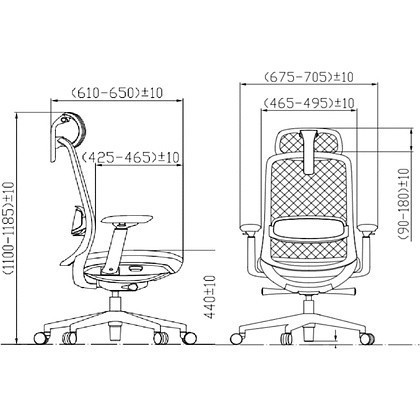 Кресло для руководителя SitZone CH-531A-BS, ткань, пластик, белый, -30% - 6